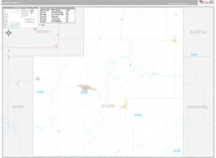 Stark County, IL Digital Map Premium Style