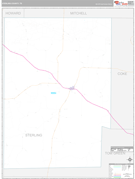 Sterling County, TX Digital Map Premium Style