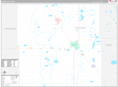 Stevens County, MN Digital Map Premium Style