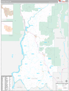 Stevens County, WA Digital Map Premium Style