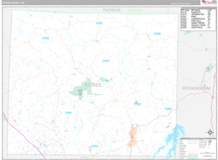 Stokes County, NC Digital Map Premium Style