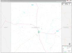 Stonewall County, TX Digital Map Premium Style