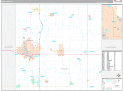 Story County, IA Digital Map Premium Style