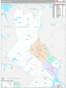 Strafford County, NH Digital Map Premium Style