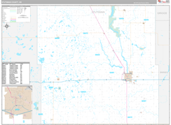 Stutsman County, ND Digital Map Premium Style