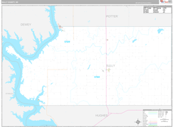 Sully County, SD Digital Map Premium Style