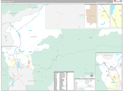 Summit County, UT Digital Map Premium Style