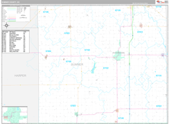 Sumner County, KS Digital Map Premium Style