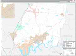 Sumner County, TN Digital Map Premium Style