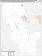 Sutter County, CA Digital Map Premium Style