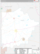 Talbot County, GA Digital Map Premium Style