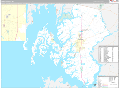 Talbot County, MD Digital Map Premium Style