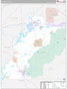 Talladega County, AL Digital Map Premium Style