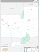 Tallahatchie County, MS Digital Map Premium Style