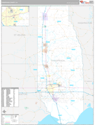 Tangipahoa Parish (County), LA Digital Map Premium Style