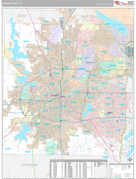 Tarrant County, TX Digital Map Premium Style