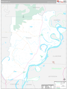 Tensas Parish (County), LA Digital Map Premium Style