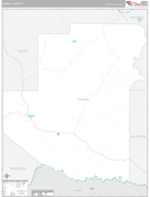 Terrell County, TX Digital Map Premium Style