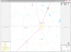 Terry County, TX Digital Map Premium Style