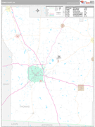 Thomas County, GA Digital Map Premium Style