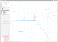 Thomas County, KS Digital Map Premium Style