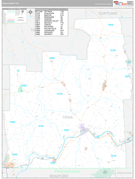 Tioga County, NY Digital Map Premium Style