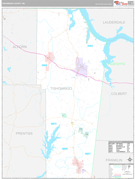 Tishomingo County, MS Digital Map Premium Style