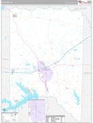 Titus County, TX Digital Map Premium Style