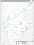 Tolland County, CT Digital Map Premium Style