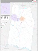 Toombs County, GA Digital Map Premium Style