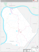 Trimble County, KY Digital Map Premium Style