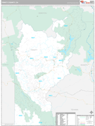 Trinity County, CA Digital Map Premium Style