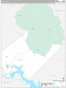 Trinity County, TX Digital Map Premium Style