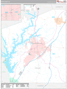 Troup County, GA Digital Map Premium Style