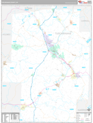 Tuscarawas County, OH Digital Map Premium Style