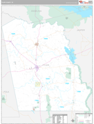 Tyler County, TX Digital Map Premium Style
