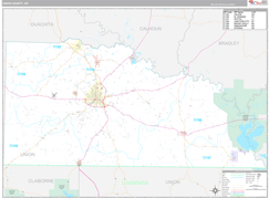 Union County, AR Digital Map Premium Style