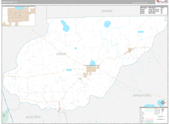 Union County, FL Digital Map Premium Style