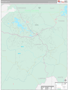 Union County, GA Digital Map Premium Style