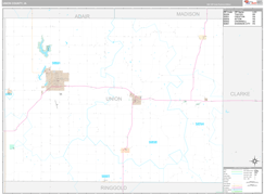 Union County, IA Digital Map Premium Style