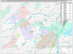 Union County, NJ Digital Map Premium Style