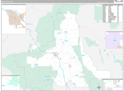 Union County, OR Digital Map Premium Style