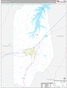 Vance County, NC Digital Map Premium Style