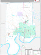 Vanderburgh County, IN Digital Map Premium Style