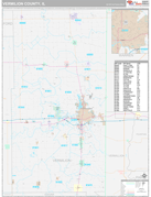 Vermilion County, IL Digital Map Premium Style