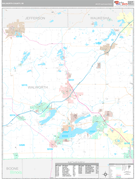 Walworth County, WI Digital Map Premium Style