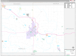 Wapello County, IA Digital Map Premium Style