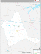 Warren County, GA Digital Map Premium Style