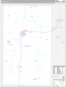 Warren County, IL Digital Map Premium Style