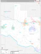 Warren County, MO Digital Map Premium Style